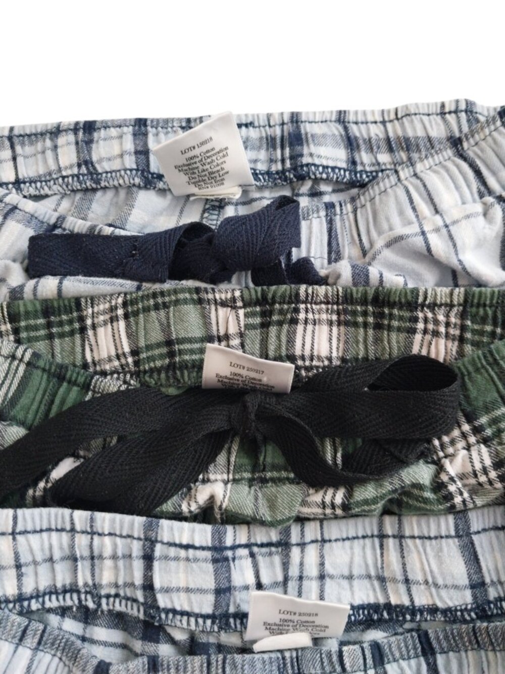 boxercraft Cotton Flannel Pajama Pants Set Of 3 Size Small Excellent Condition - Picture 13 of 13